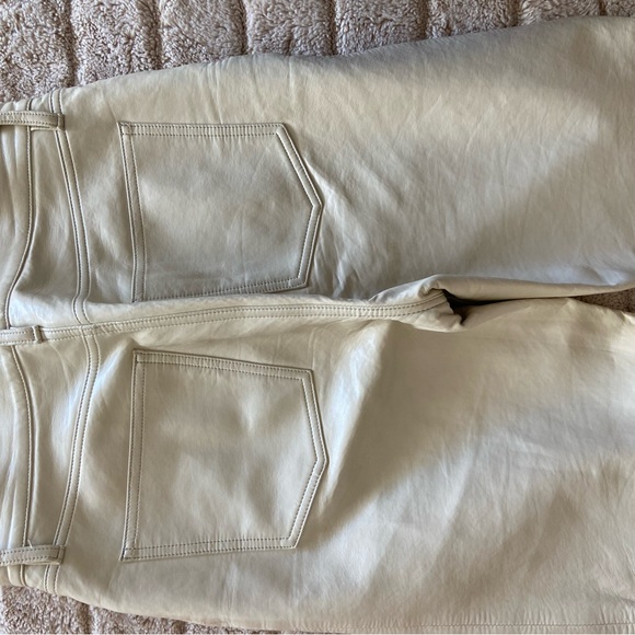 AGOLDE leather pants size 27 beige - Picture 7 of 14